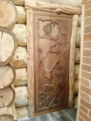 Райский уголок. Двери из дерева. Резные изделия, готовые/на заказ.