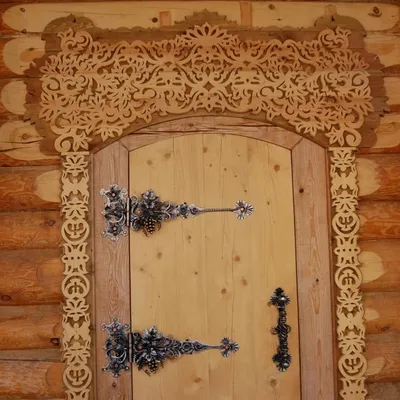 Резной наличник \"Дубовый лист\"