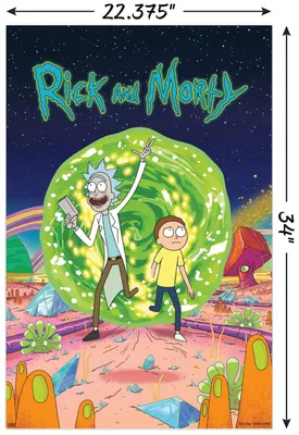 Rick and Morty Art - BIG Wall Décor