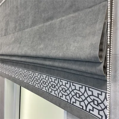 Римская штора Canvas Grey Style купить в интернет-магазине Topcurtains