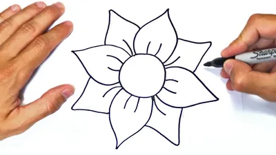 How to draw a cute bouquet of flowers, pictures for children and beginners  - YouTube