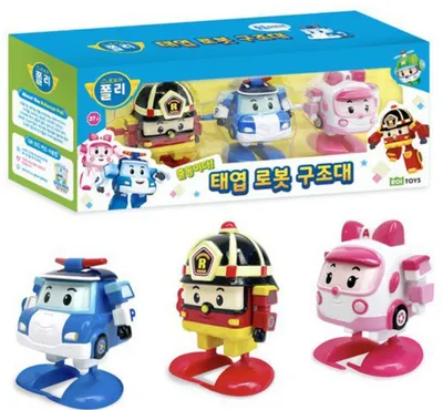 Robocar POLI Toys, SANDY Transforming Robot Toys, 4\" Action Figure Vehicles  for Ages 3 and up - Walmart.com