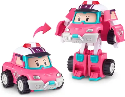 Robocar Poli Mini Transforming Robot - Helly | Thimble Toys