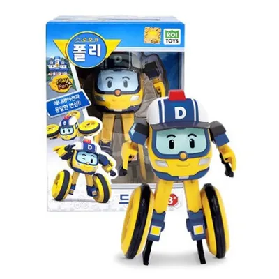 Robocar Poli Transformer Deluxe 4pcs Set POLI ROY AMBER HELLY Robot Toy  Academy