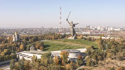 Город-герой Волгоград. Мамаев курган. Монумент \"Родина-мать\" |  Президентская библиотека имени Б.Н. Ельцина