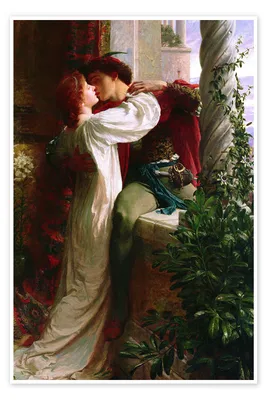 Romeo and Juliet, 1884 print by Sir Frank Dicksee | Posterlounge