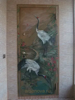 Роспись дверей в гостиной в технике французского гротеска | Wall painting  decor, Painted paneling, Door glass design