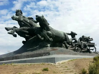 Легендарная тачанка. Украина, Каховка