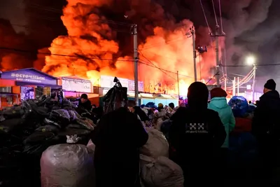 В Ростове серьезный пожар: горит рынок «Темерник» | 30.11.2023 | Таганрог -  БезФормата