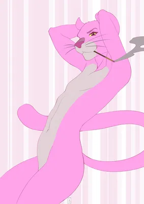 Pink Panther Vector PNG vector in SVG, PDF, AI, CDR format