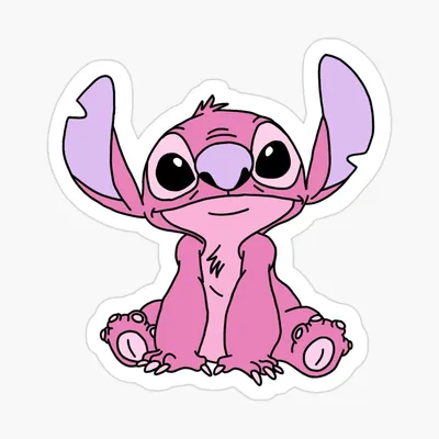 Pink-themed Stitch\" Art Board Print for Sale by destinybetts | Redbubble