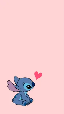 Stitch in a, pink, HD phone wallpaper | Peakpx