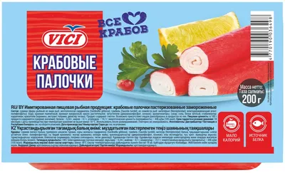 Крабовые палочки Varto Продукт из сурими 500 г купить онлайн | заказать в  магазине VARUS