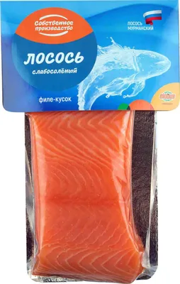 Лосось слабосолёный, филе кусок в вакуумной упаковке, Мурманск уп, 250-350  г — цена от 3 799,90 руб. Глобус