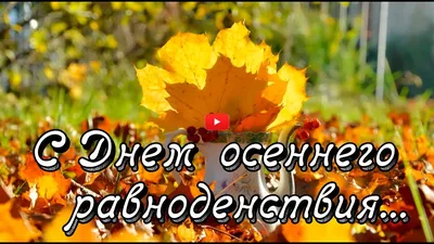 Поздравления на праздник «День осеннего равноденствия» (72 открытки)