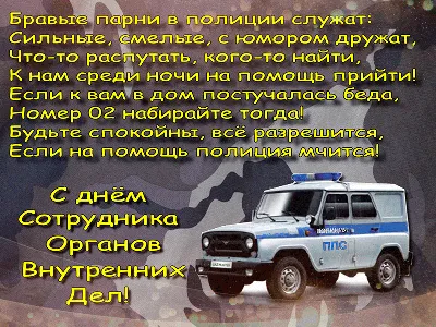 95‑я годовщина образования патрульно‑постовой службы системы МВД / Новости  / Администрация городского округа Пущино