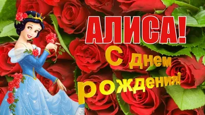 С Днем Рождения, Алиса! Новые фото на сайте