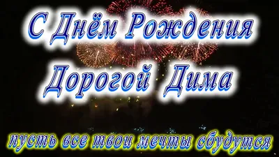 Дима! С днем рождения! — НЕМЦОВ МОСТ