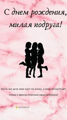 Подруге С Днем Рождения Красивое рисованное поздравление | Поздравляшки.  Видео-поздравления и футажи | Дзен