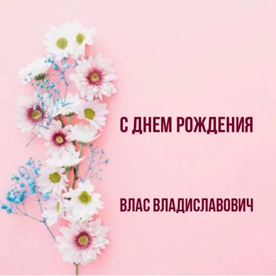 Фотка с яркими цветами и надписью С Днем рождения