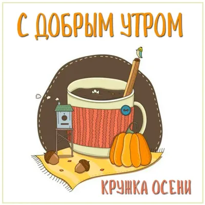 Открытки \"Доброго утра!\" осенью (500+)