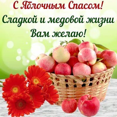 Поздравления с Яблочным Спасом – лучшие пожелания в прозе и открытках -  Апостроф