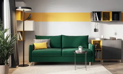 Зеленый диван в интерьере: как выбрать и с чем сочетать | Gliver - Фабрика  удивительной мебели | Дзен