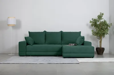 Интерьер с зеленым диваном | Блог о дизайне интерьера OneAndHome