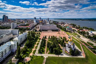 Самары с высоты птичьего полета фотографии