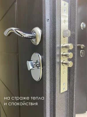 Входная дверь Стандарт Штамп Волна Антрацит черный/Волна ПВХ беленый дуб  860 правая – купить в Туле | Гипермаркет Чипак