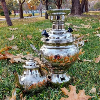 Antique Authentic 1880 Russian Samovar made by Фабрика Тейле | eBay