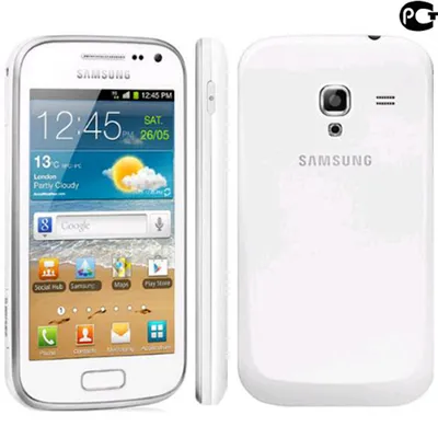 LCD with Touch Screen for Samsung Galaxy Ace 2 I8160 - White by Maxbhi.com