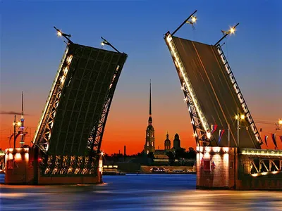 5 самых известных и красивых мостов города Санкт-Петербург