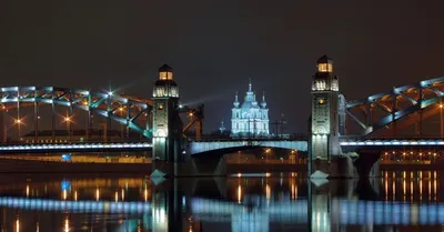 Самые красивые места ночного Санкт-Петербурга
