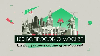 100 вопросов о Москве: Где растут самые старые дубы Москвы? - YouTube