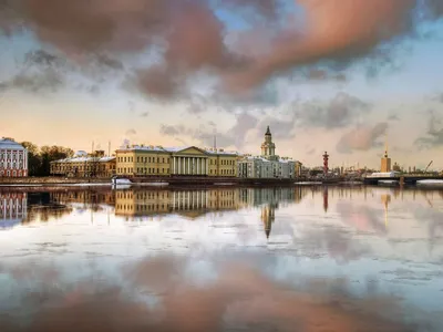 Обои на рабочий стол Санкт-Петербург ранней весной / St. Petersburg,  Russia, обои для рабочего стола, скачать обои, обои бесплатно