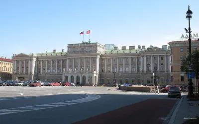 Обои на рабочий стол Разводной мост на Неве, город Санкт-Петербург, Россия  / Neva, St. Petersburg, Russia на фоне вечернего неба, автор Андрей  Корочкин, обои для рабочего стола, скачать обои, обои бесплатно