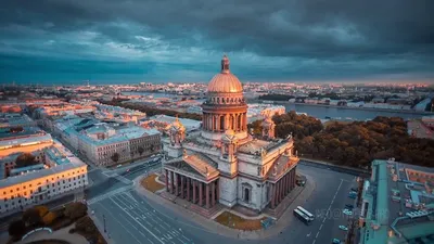 Санкт-Петербург с высоты птичьего …» — создано в Шедевруме