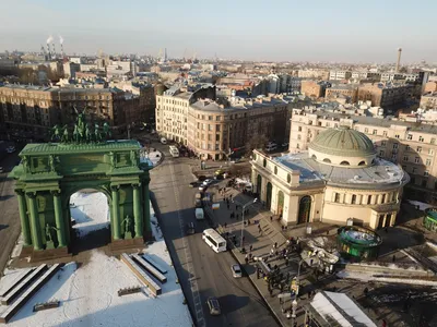 File:Санкт-Петербург, Нарвские ворота и метро сверху.jpg - Wikipedia