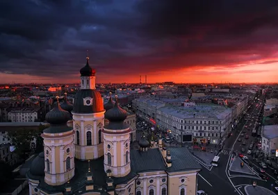 Пять углов в Санкт-Петербурге, вид сверху | Пикабу