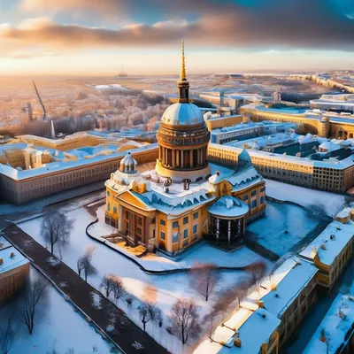 Санкт-Петербург, вид сверху | Пикабу