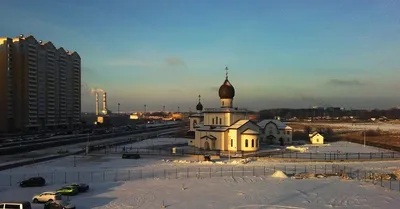 Лахта-центр зимой с квадрокоптера. Приморский район, Питер. | Пикабу