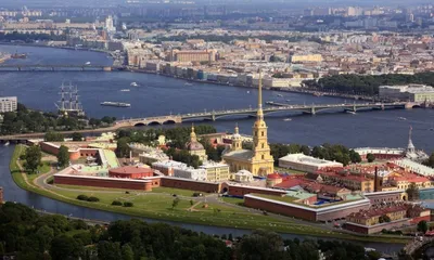 Красивые фотографии Петербурга с квадрокоптера — Петропавловка, Эрмитаж,  Стрелка