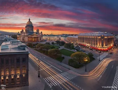 Старый Город Санкт Петербург Вид Сверху Закат России стоковое фото  ©f11photo 418952024