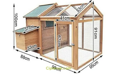 Курятник на 10 - 20 кур, цесарок с доставкой и монтажом по Украине от  производителя, любой проект (ID#1150933850), цена: 45000 ₴, купить на  Prom.ua