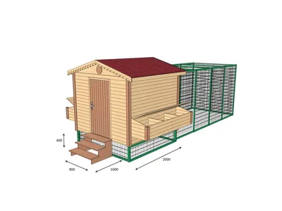 Курятник своими руками: фото и советы как построить курятник – летние,  зимние, для несушек и бройлеров, на 5-500 кур | Houzz Россия