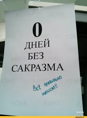 Лайфхак недели: Сарказм — это хорошо — Look At Me