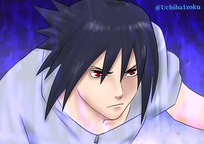 Обои на рабочий стол Uchiha Sasuke / Саске Учиха из аниме Наруто / Naruto  со змеёй, обои для рабочего стола, скачать обои, обои бесплатно