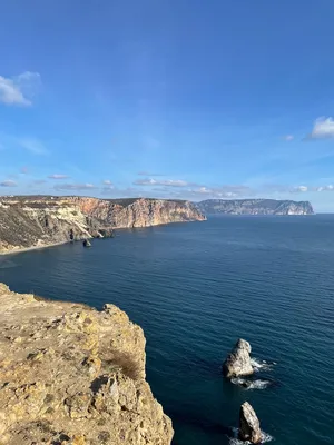 Открытое море в Севастополе,мыс Фиолент | Пикабу