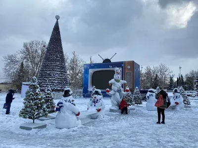 Севастополь. Утро после снегопада.